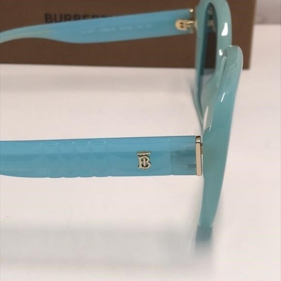 NEW AUTHENTIC Burberry Blue Women\'s Sunglasses BE4371 4086